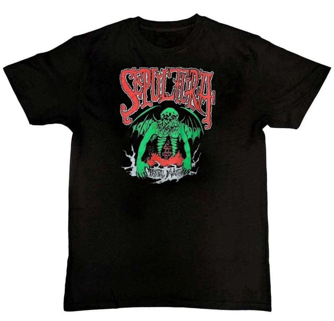 1992 Vintage Sepultura Third World Posse Tour Mens T-Shirt S