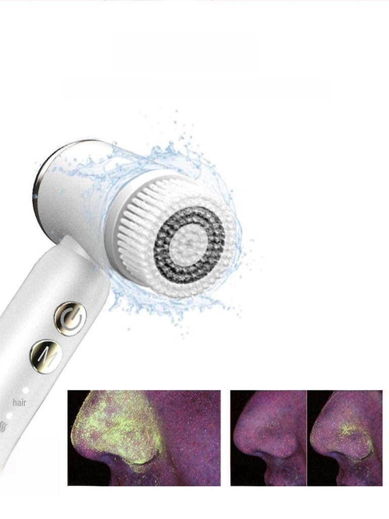 Silicone Electric Facial Cleansing Brush - Beauty Instrument Cleaner.