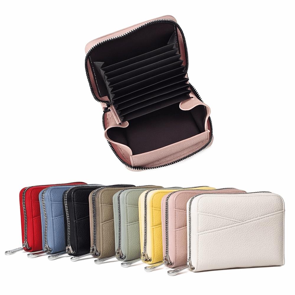 Short Coin Pouch Japanese Organ Card Holder Gift PU Leather Wallet Men