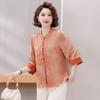 LANGSHA Women's New Chinese Style Cardigan Blouse