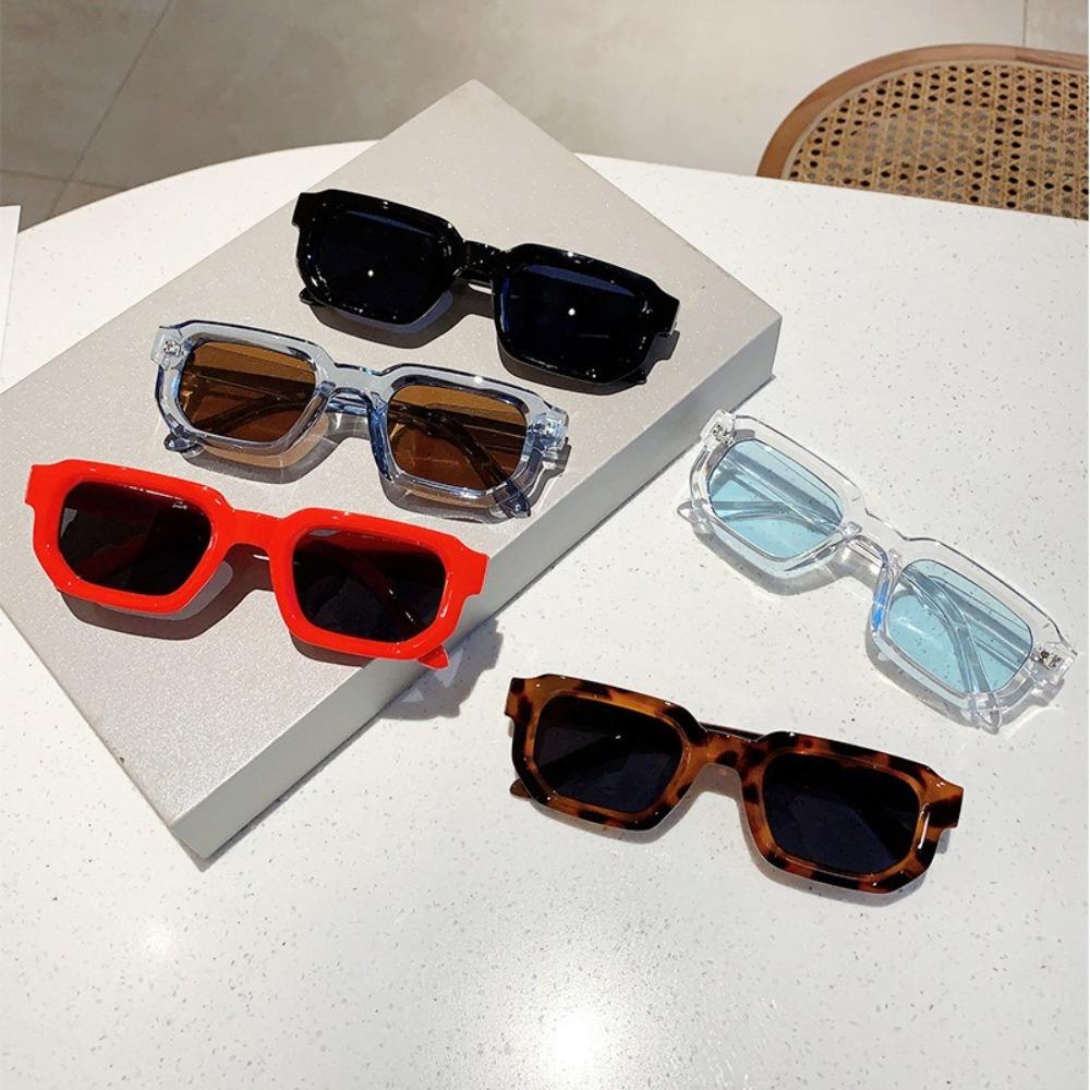 UV400 Square Sunglasses Punk Retro Eyewear UV Protection Women Sun Glasses Unisex
