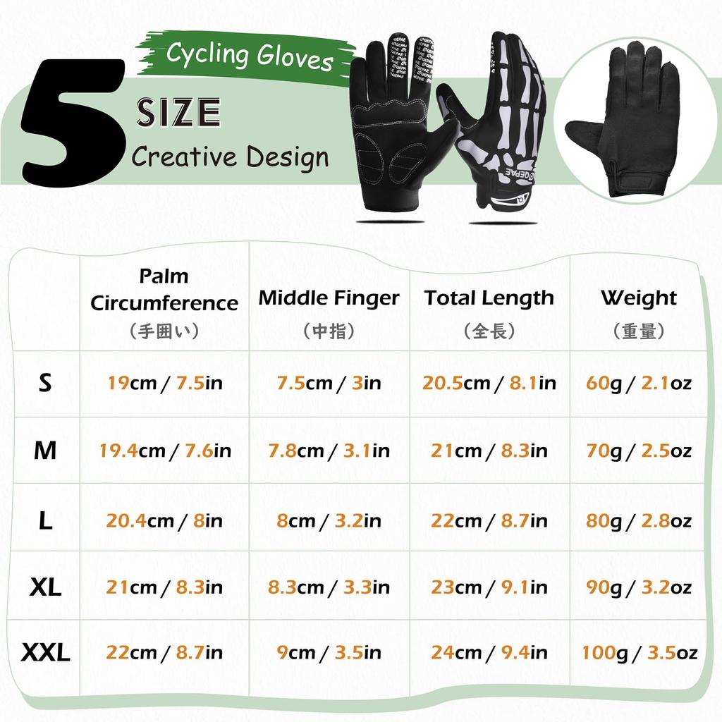 TRIWONDER Cycling Bicycle Summer Cycling Road Bike Running Shock Track and Field Wear for Men and Women Full Size Gloves, Gloves, Gloves, Gloves,