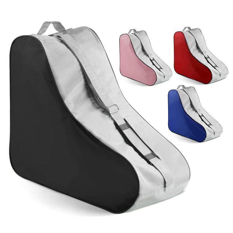 Water Resistant Ice Roller Skate Bag With Sturdy Zipper Portable Strap Perfect For Kids Adults Skating Training