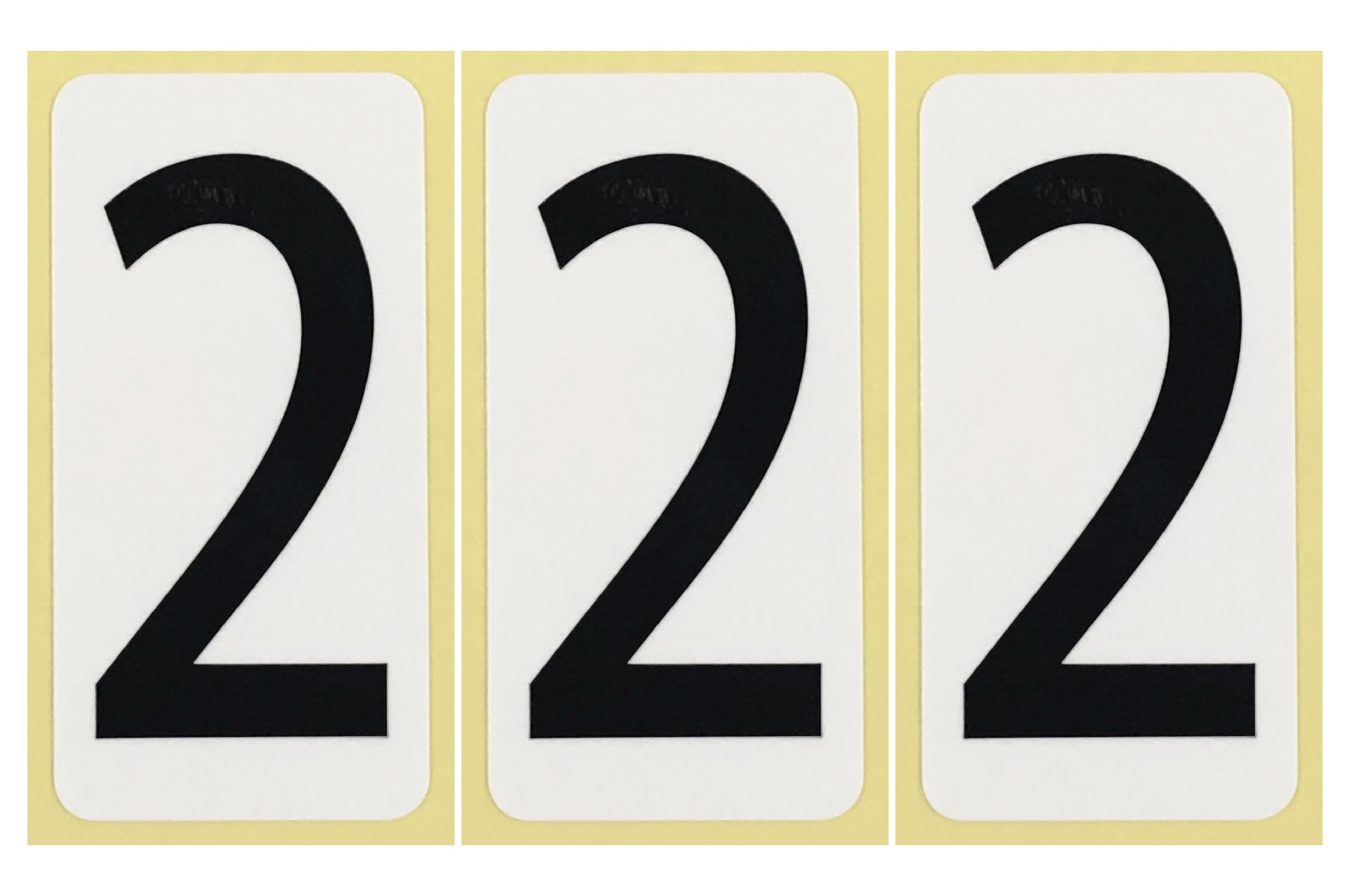 

Номерная печать [Средняя] 2 Розовая 3 штуки 22K2b3x3 [0,9 x 1,7 дюйма (22 х [Medium] [22 x 44 mm/piece] чёрный