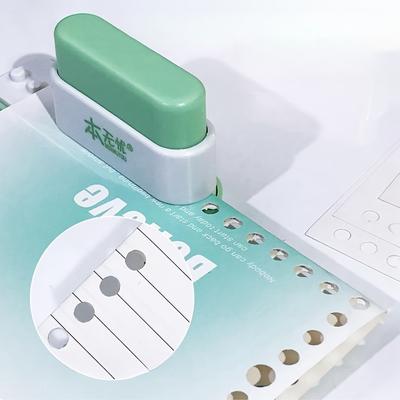 Perforatrice à 5 trous pour classeur, organiseur de bureau, reliure à faire soi-même pour cahiers et dossiers, outil de perforation de papier artisanal, fournitures de bureau