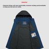 Damen Herren Outdoor Sport Kapuzenjacke Winddicht Wasserdicht Regenmantel Jacke Einlagig Dünn Angeljacke Outdoor Bergbekleidung
