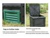300L Garden Leaf Compost Bin for Organic Fertilizer & Kitchen Waste