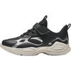 Fashion Versatile Lightweight Shock Absorbing Low Top Kids Running Shoes Men Sneaker Black Silver A12445577-2