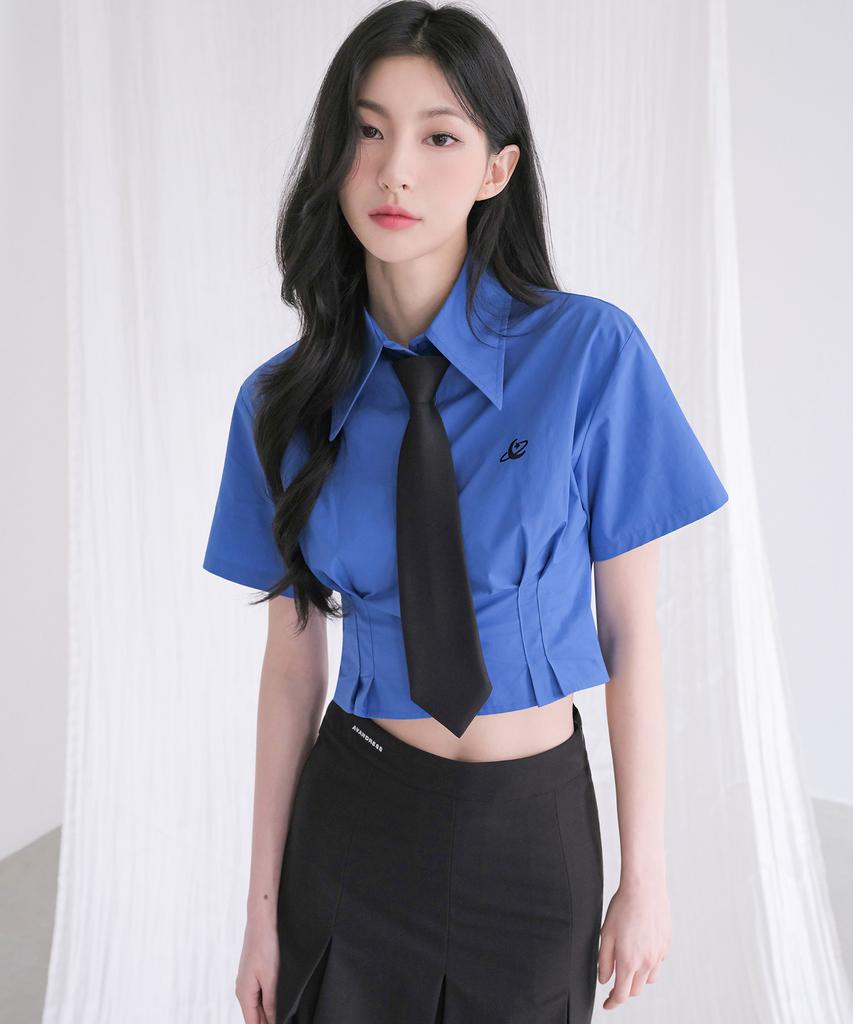AVANDRESS Ailey Crop Shortsleeve Shirt - 4Col