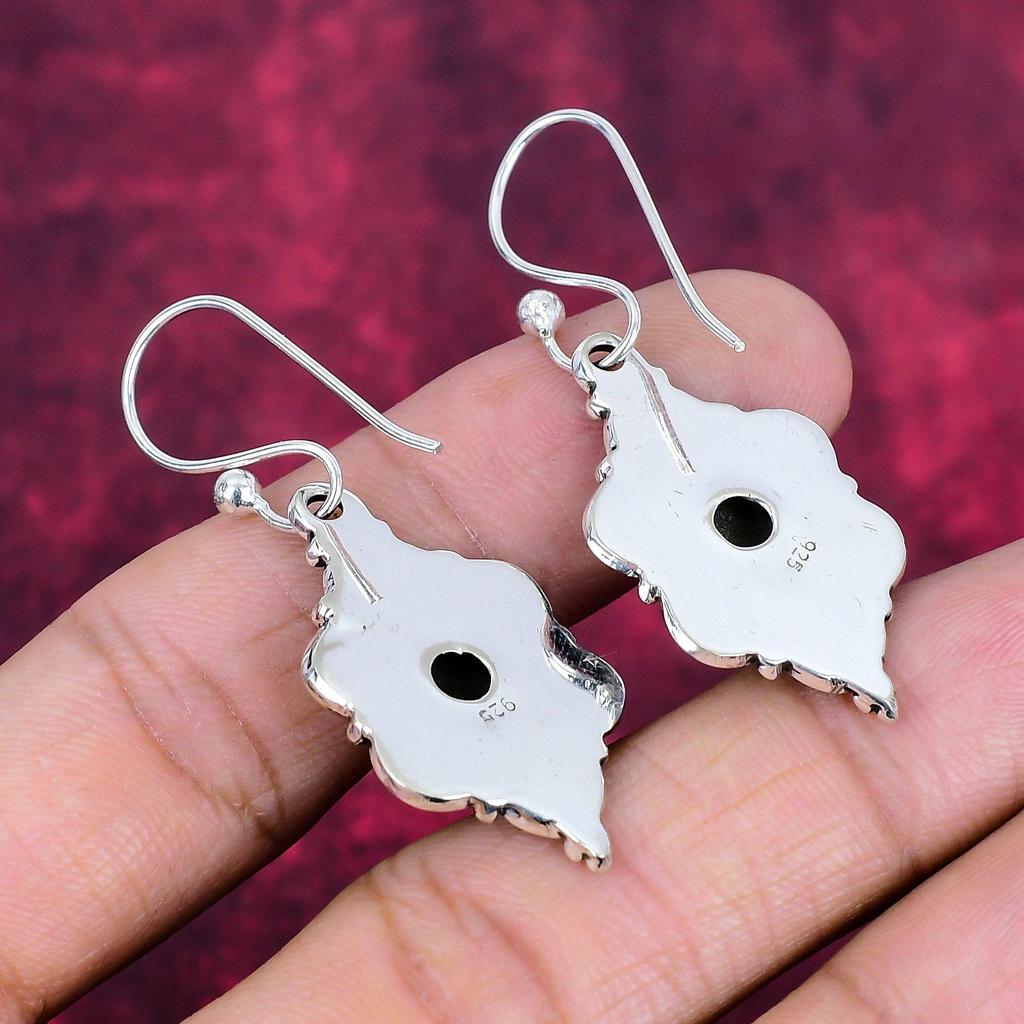 Apache Pyrite Handmade Gemstone Earrings, 925 Solid Sterling Silver Earrings Antique Jewelry, For Engagement Gift