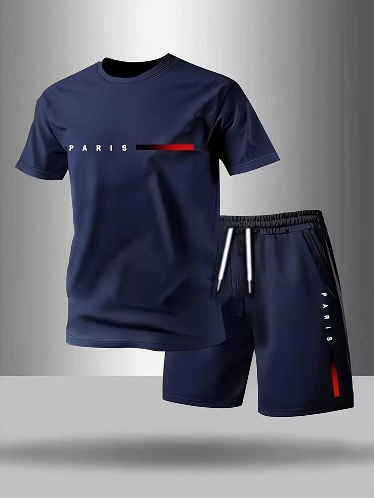 Men's Quick-Dry Short-Sleeve Running Sportswear Set