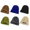 Warm Knitted Hat Solid Color Ski Hats Comfortable Hip Hop Caps  for Women Men