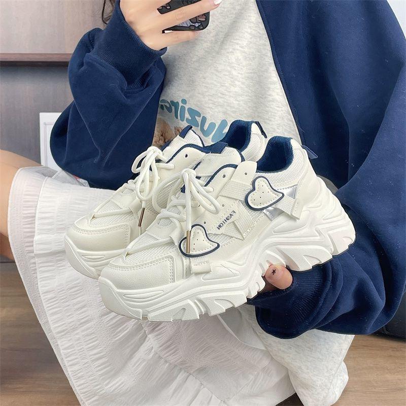 22 new summer and autumn super fire double net sneakers lightweight breathable dad shoes student shoes hongjie 35