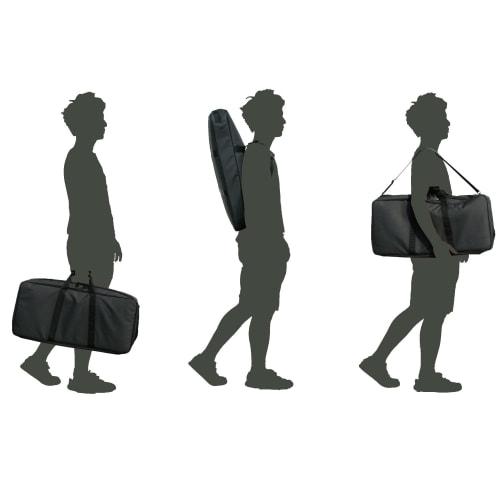 Kikutani Mini Keyboard & Stand, Tree Chime & Stand Bag TCB-200 Black