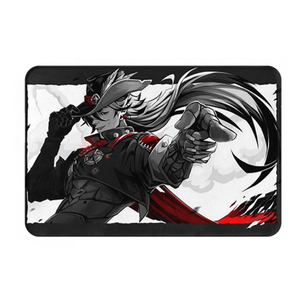 Game Honkai Star Rail Boothill And Argenti Non-slip Doormat Floor Mat Carpet Rug for Kitchen Entrance Home Bathroom Footpad Mats