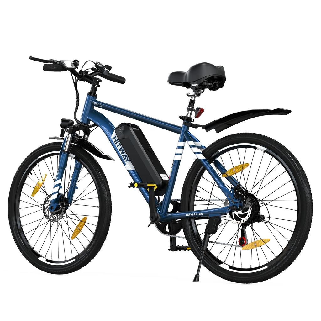 Bicicletă electrică de munte Hitway BK15 26x2.125", Baterie detașabilă 36V12Ah, 7 viteze, 250w