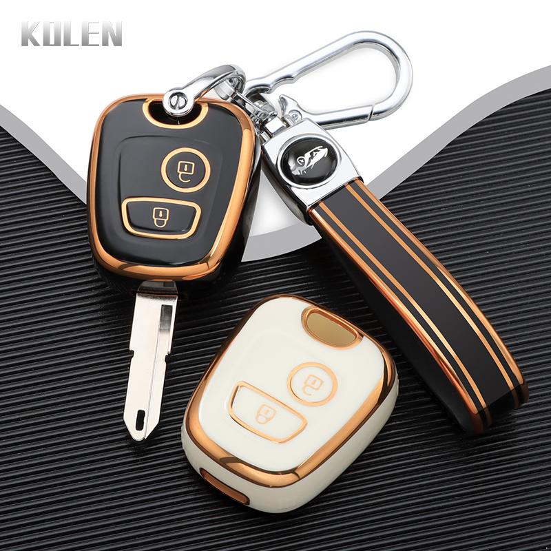 New Tpu Car Remote Key Case Cover Shell For Peugeot 106 107 206 207 306 307 406 407 For Citroen C1 C4 Protector Fob Accessories