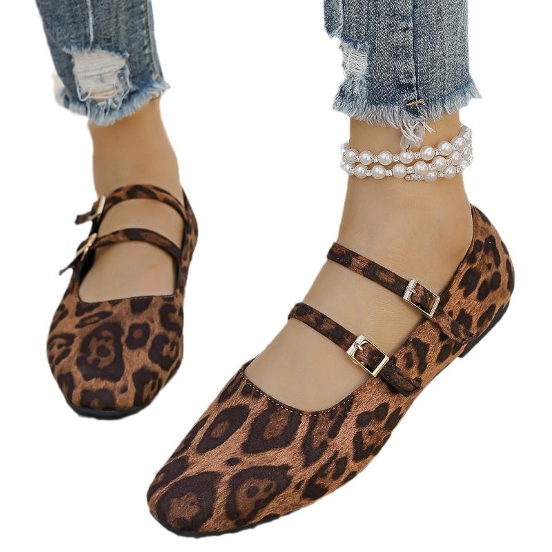 Spring and Autumn's New Casual Single Shoes for Women with Soft Soles and Shallow Openings