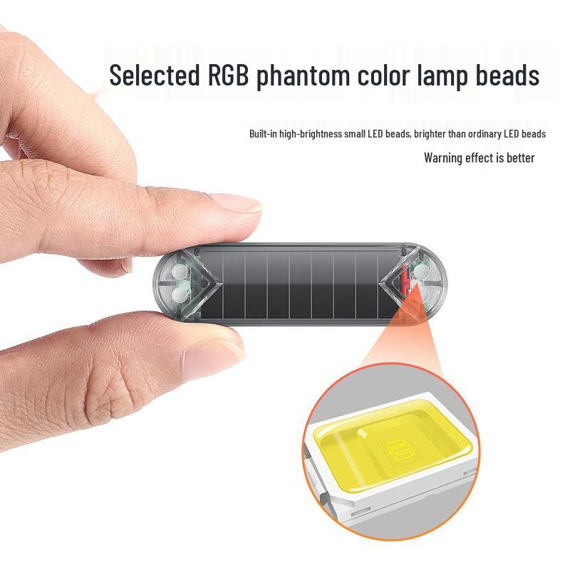 Car Solar Anti-Theft Flashing LED Interior Warning Light