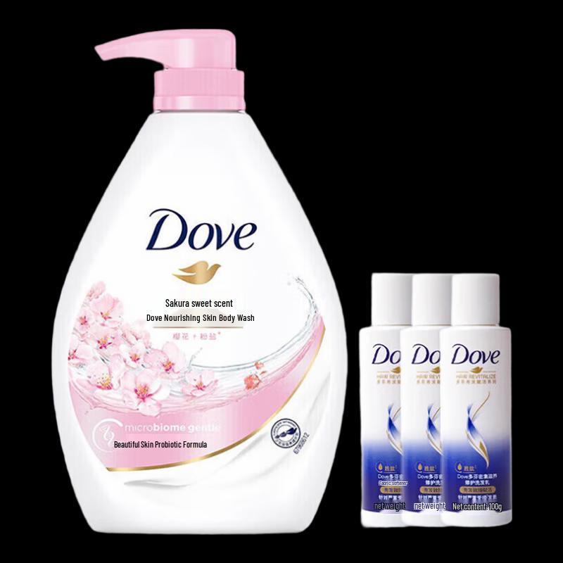 

Dove Cherry Blossom Shower Gel & Shampoo Set