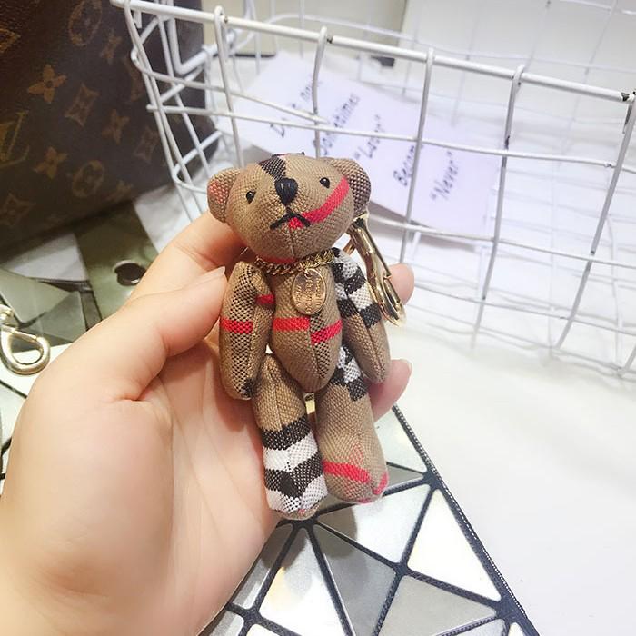 Koreanischer süßer Cartoon-Bär-Schlüsselanhänger – stilvolles Accessoire für Paare gray