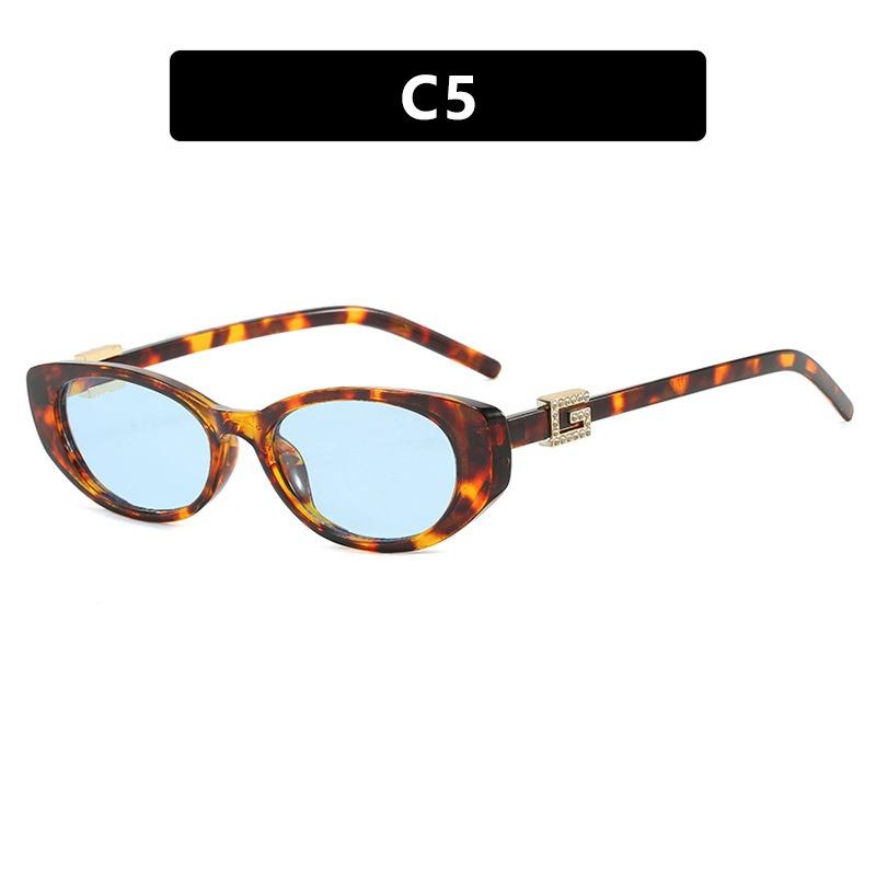 New Vintage Trend Cat Eye Sunglasses Women Men Small Frame Fashion Sun Glasses Travel Driving Shopping Male Female Glasses Uv400