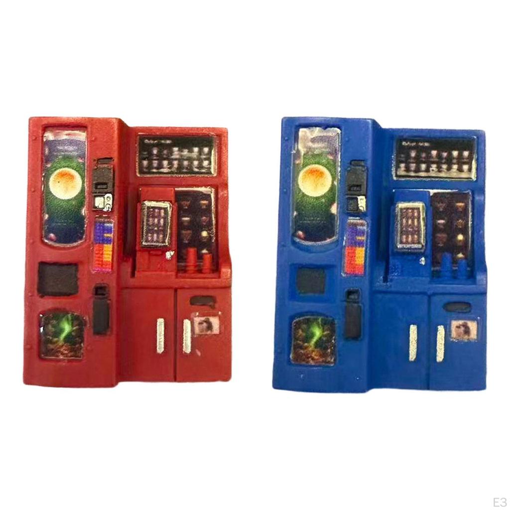 Mini Beverage Machine Model Scene Props 1/64 Realistic Dollhouse Home Accessories Vending Equipment