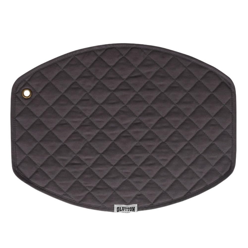 

Dulton GLUTTON a convenient and placemat for adding color to your dining Dark quilted and 46cm x Placemat, easy-to-use table. gray, hangable, 34cm,