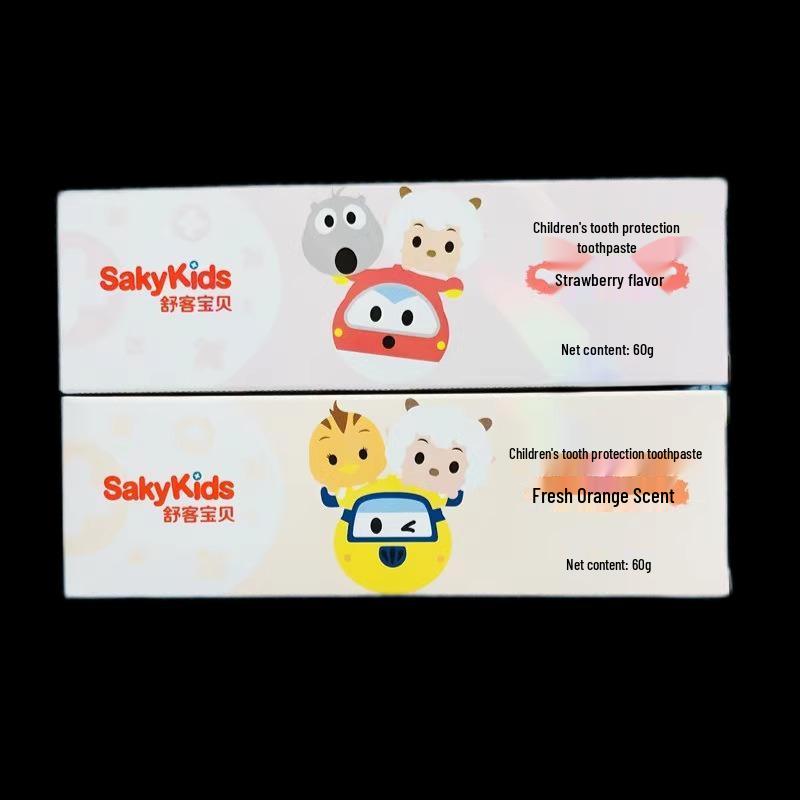 

Saky Kids Sanrio Growth Toothpaste, Strawberry & Orange 2-Pack