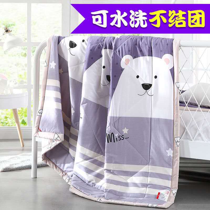 Summer Cotton Quilts Thin Air-conditioning Comforter Soft Breathable Office Nap Blanket Quilted Bed Covers and Bedspreads