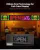 VEVOR Programmable LED Sign, P10 Full Color Flexible Digital Scrolling Panel, DIY Custom Text Pattern GIF Display Board