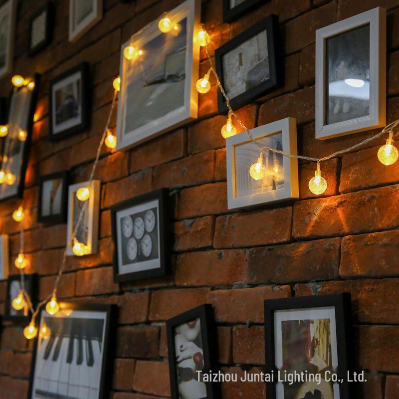 Flashing LED Solar Star String Lights - Multicolor Decorative Lights for Camping Tents and Outdoor Canopies