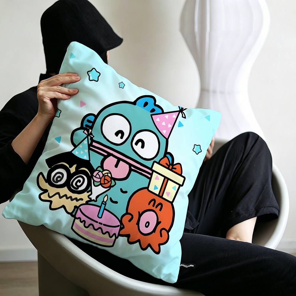HHangyodon PU Pillow Cover for Bedroom Room and Living Room Sofa Decorative Cushion Cover