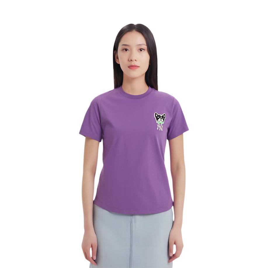 MLB New York Yankees T Shirt Unisex Purple 31TSC1031-50C