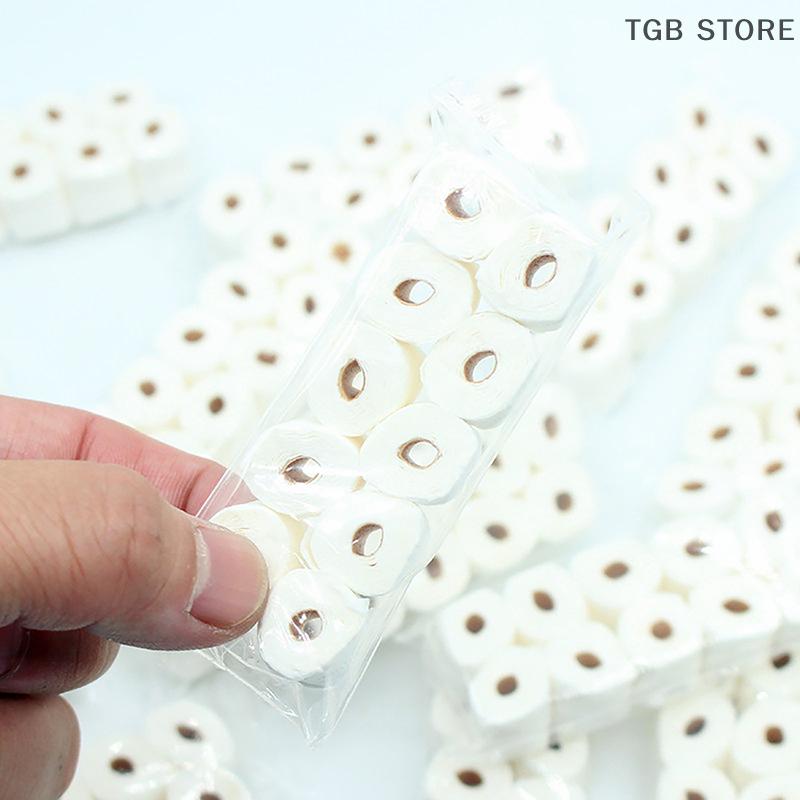 1/12 Dollhouse Toilet Paper Roll Model Mini Bathroom Accessories For Dolls House Decor