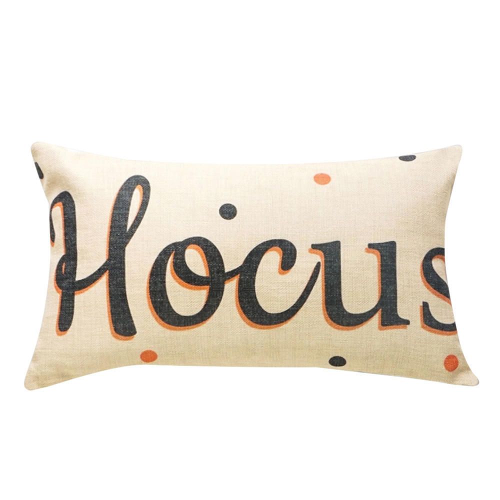 Halloween Cases Linen Sofa Cushion Cover Home Decor