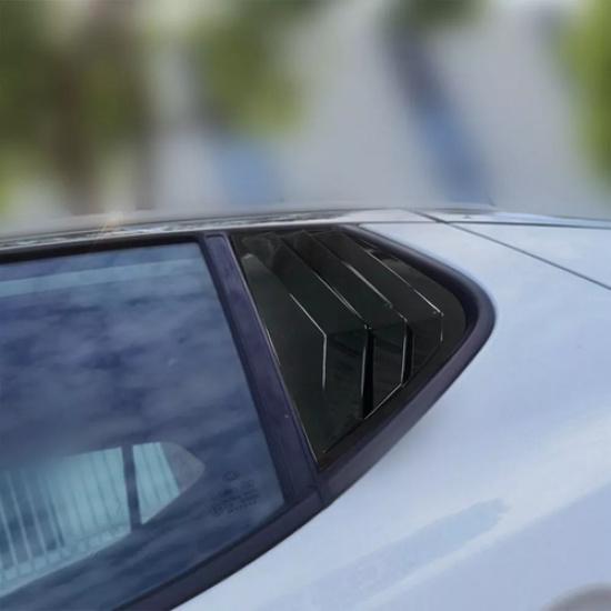 Gloss Black Side Vent Window Scoop Louver Cover Trim For Kia Optima K5 2011-2015