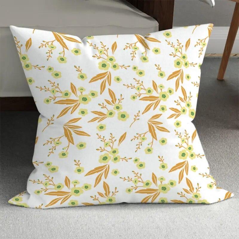 Spring Beautiful Pillowcase Abstract Floral  Living Room  Bed Sofa