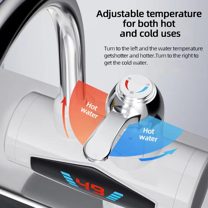 Kitchen And Bathroom Heaters Household Electric Heating Water Faucets Hot And cold Dual-purpose Quick Heating Faucets