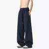 American Retro Lazy Wind Scimitar Pants Trendy Brand Wide-leg Gray Sweatpants Retro Loose Straight Casual Pants