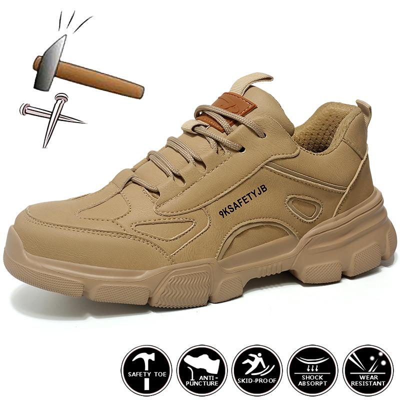 Scarpe di Sicurezza con Punta in Acciaio Uomo Donna Scarpe da Lavoro Sneakers Leggere Impermeabili Scarpe Stivali da Lavoro Uomo Antiperforazione Indistruttibili