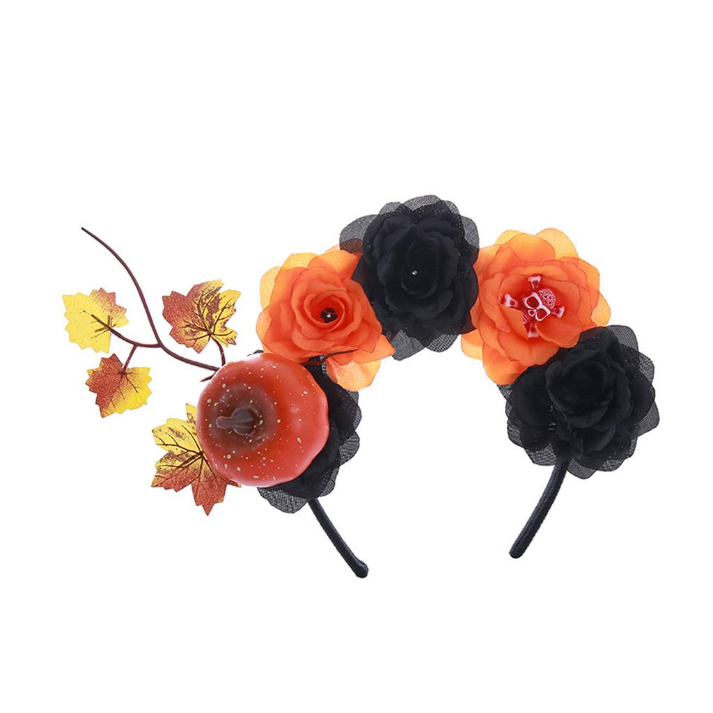 Halloween Headbands Skull Pumpkin Hair Bands Hair Hoop Halloween Party Hair Accessories Cosplay Halloween Costumes