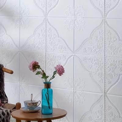 1/5/10Pcs 35*35cm Стеля Дах Самоклеюча Тепла Спальня 3D Тривимірна Стіна Прикріплена до Фонової Стіни