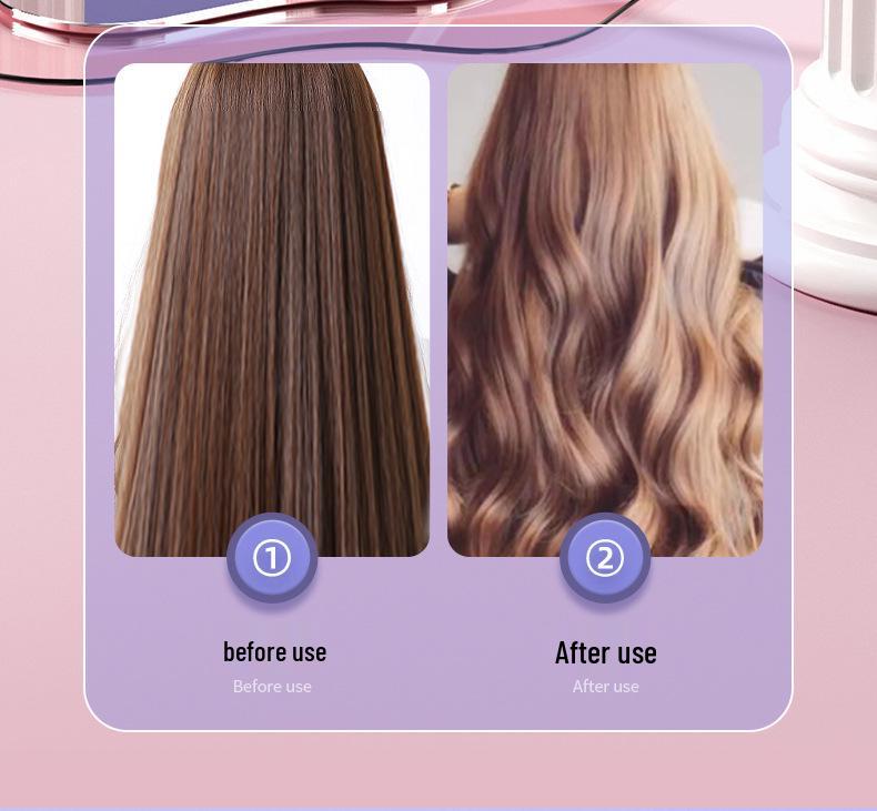 Automatic Rotating Curling Iron for Students – High Appearance, No Hair Damage