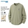 Jeanswest Men's Cotton Henley Long Sleeve T-Shirt