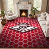 FC Spartak Moscow Carpet Door Mat for Living Room or Bedroom Protective Mat Under Chair Office Decoration Christmas Gift Birthday Present