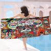 Art T-Takashi Microfiber Blanket Quick Drying Beach Towels Oversized Printing Super Absorbent Pool Towel Blanket