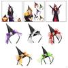 Enchanting Witch Hat Headband - Magical Hair Hoop for Halloween Costume Parties