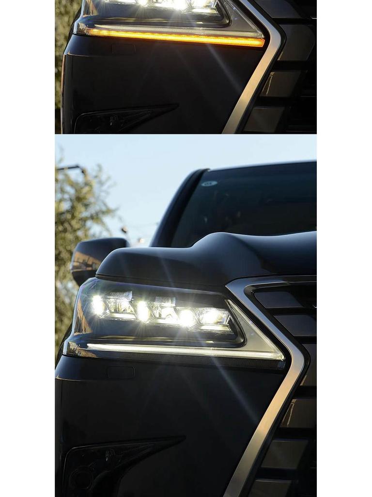 Upgrade Headlights: 2016-2019 Lexus LX570 LED Triple-Eye DRL & Dynamic Turn Signals