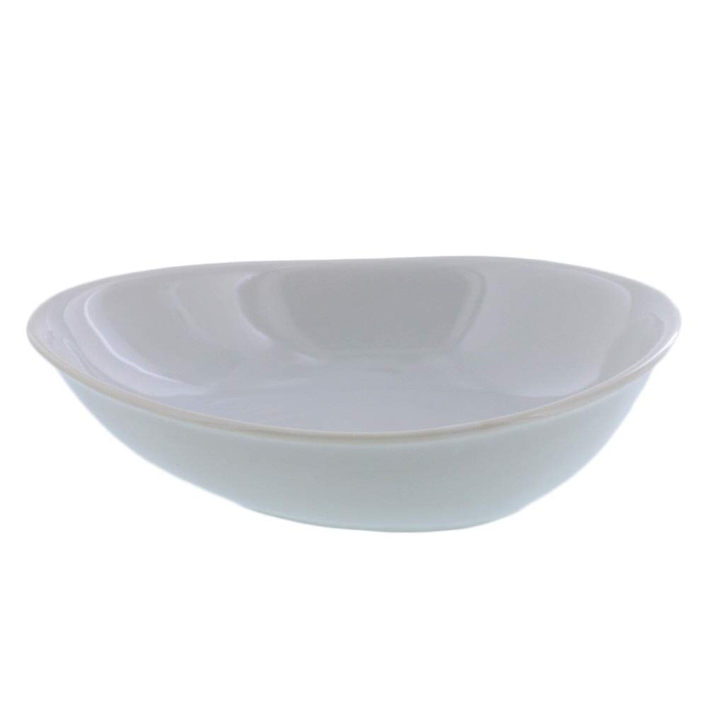 EAST Curry Bowl Japanese Pasta Plate Egg-Shaped (White) - Tableware, Bowl,